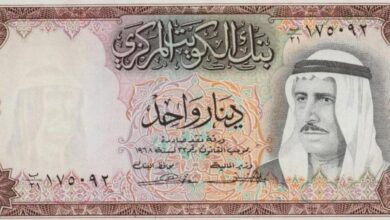 صورة سعر الدينار الكويتي اليوم في ختام التعاملات بالبنوك وشركات الصرافة