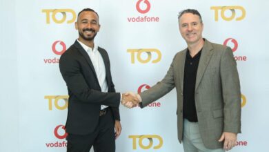 صورة فودافون توقع اتفاقية شراكة مع منصة TOD لتقديم محتوي رياضي وترفيهي لعملائها